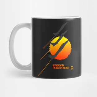 Top Gun sunset black Mug